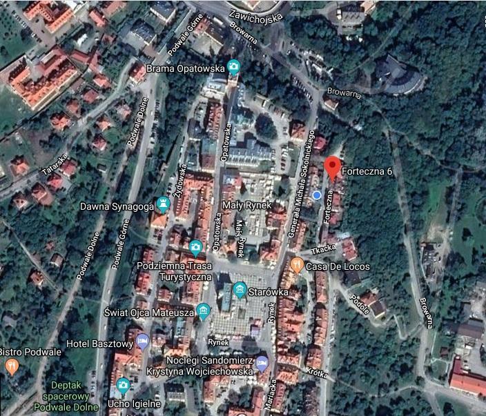 Zielone Wzgórze na Starówce Apartamento Sandomierz Exterior foto